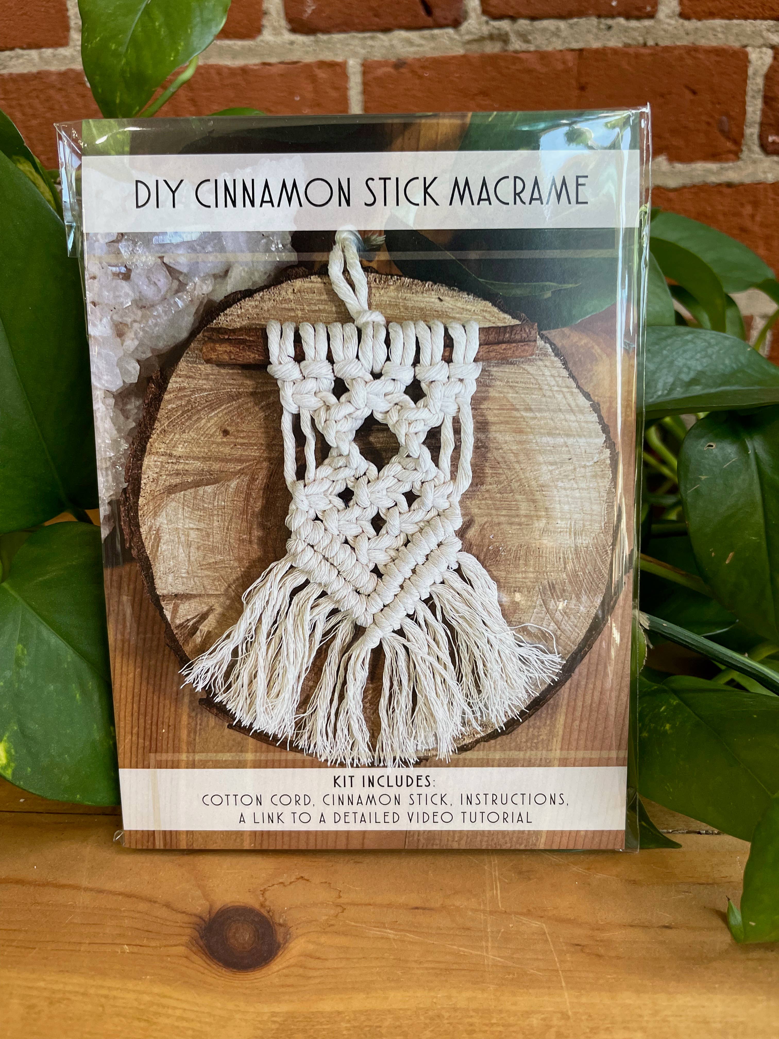 Tangled Up In Hue - Wholesale DIY Craft Kit - DIY Cinnamon Stick Macrame Kit4