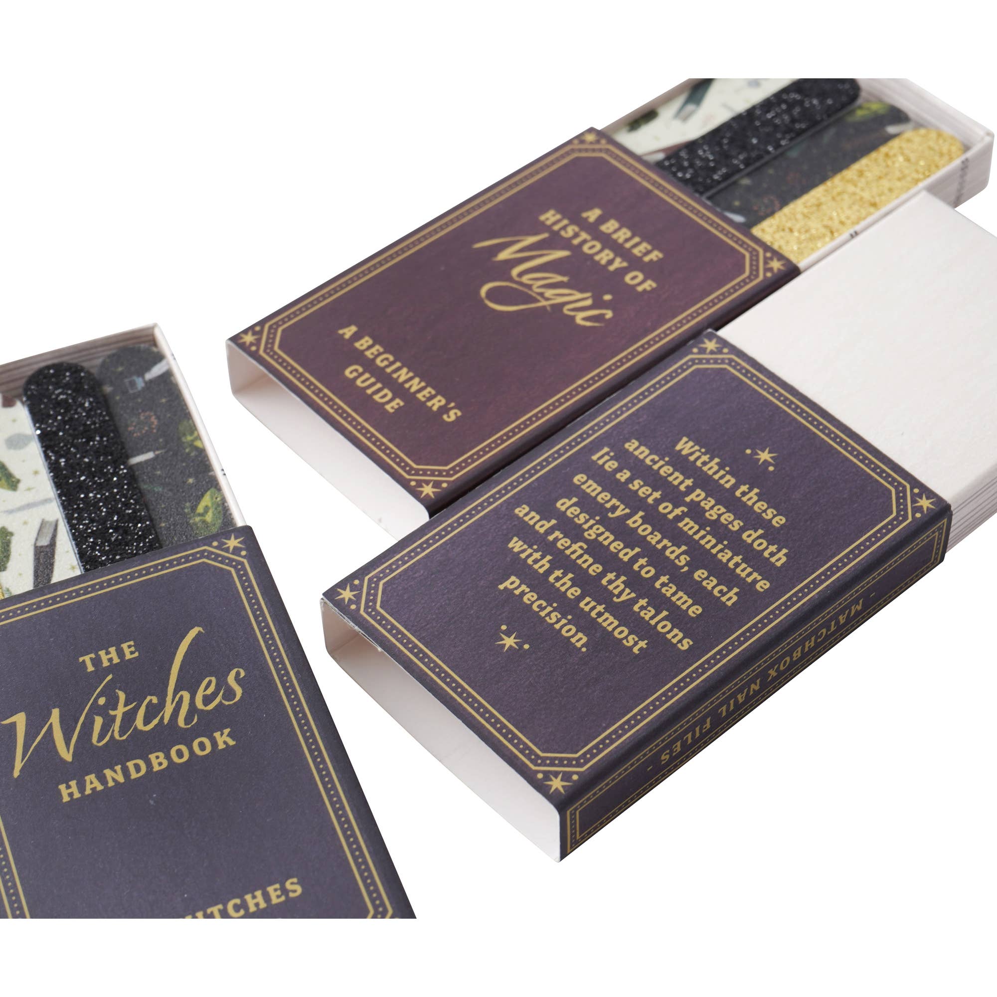 CGB Giftware – wholesale Nail file – Enchanted Emporium 4 Assorted Matchbox Nail Files5