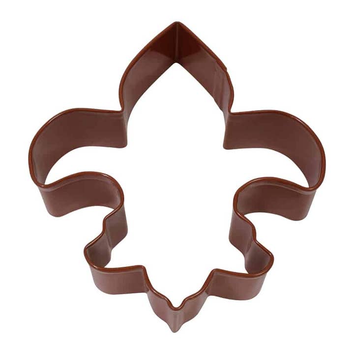 Fleur De Lis Cookie Cutter (bruin, 4,5") voor wholesale door R&M International