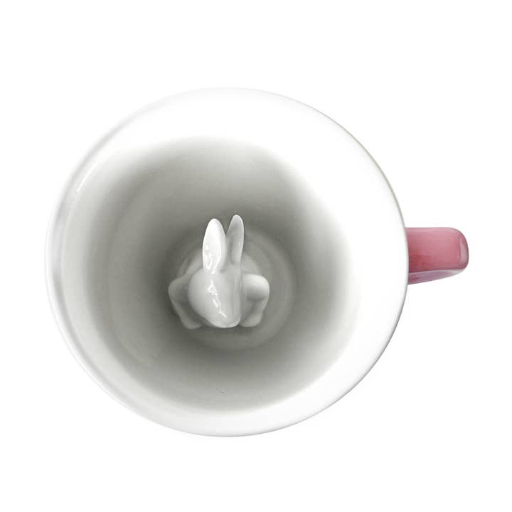 Rabbit | Ceramic Surprise Mug Gift (11 oz. Blush Pink) for wholesale on Faire1