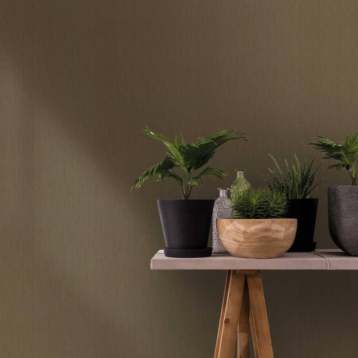 Carta da parati tinta unita marrone per camera da letto, soggiorno o cucina per la vendita all'ingrosso da parte di Marburg