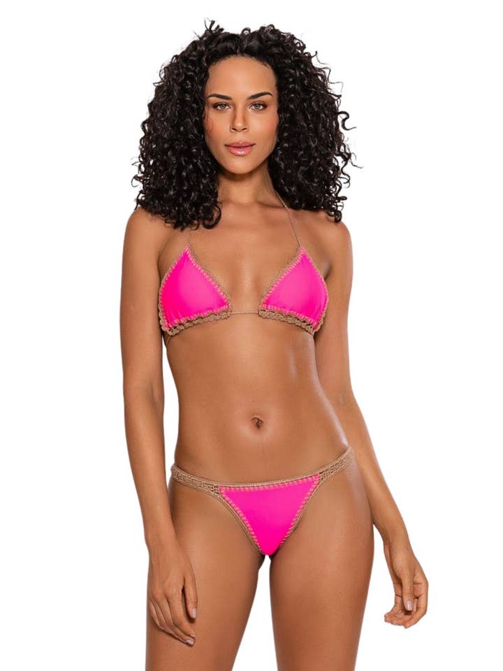 Rosa neon feito à mão por atacado de Mar Brazil