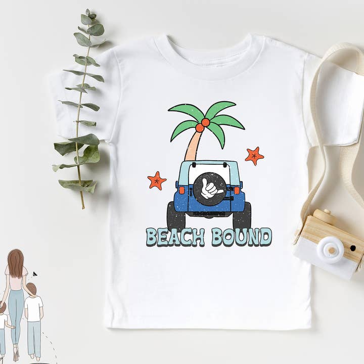 Maglietta estiva per bambini Beach Bound per la vendita all'ingrosso da parte di Stallings&Sons