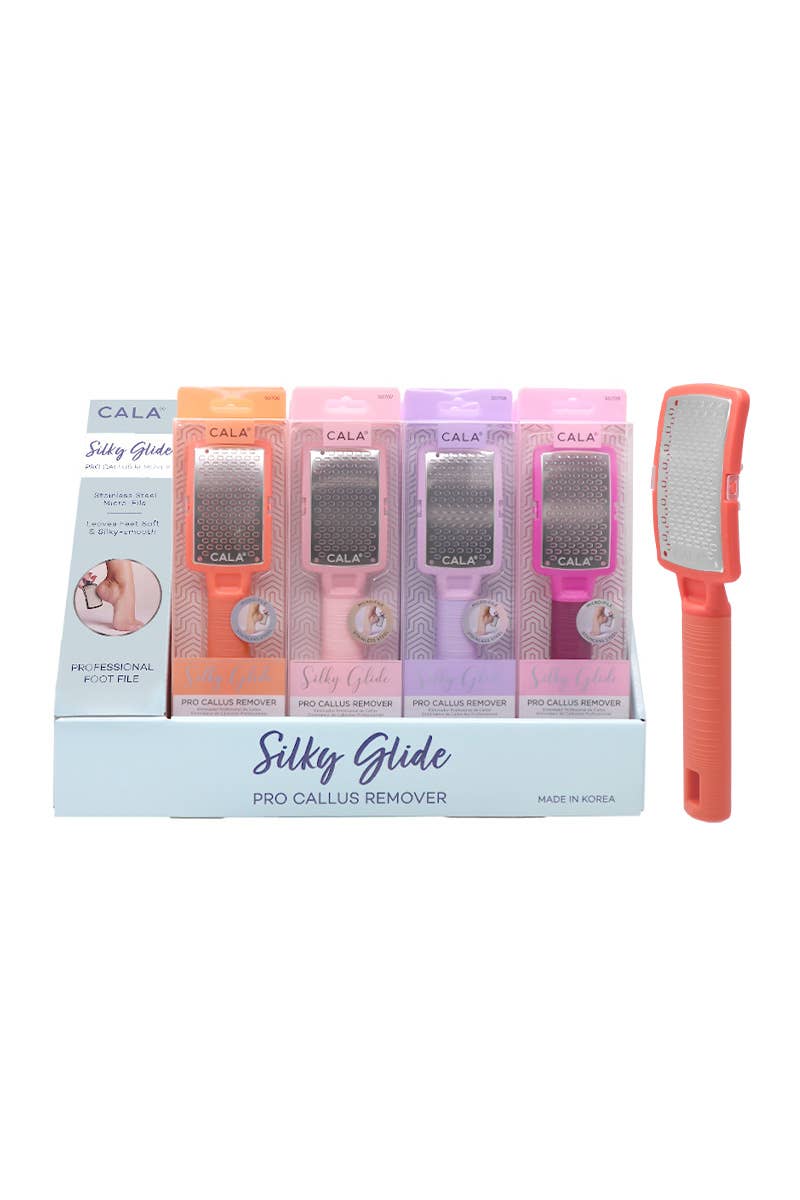 PINEAPPLE Beauty – wholesale Pumice/exfoliating stone – CALA 50704A Silky Glide Pro Callus Remover Display Set -24pc1