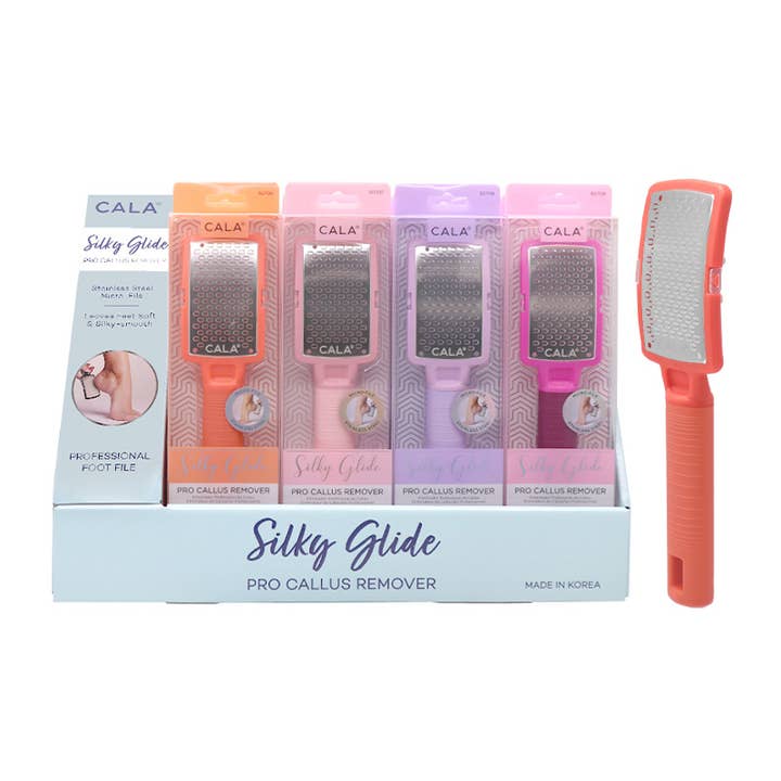 PINEAPPLE Beauty – wholesale Pumice/exfoliating stone – CALA 50704A Silky Glide Pro Callus Remover Display Set -24pc1