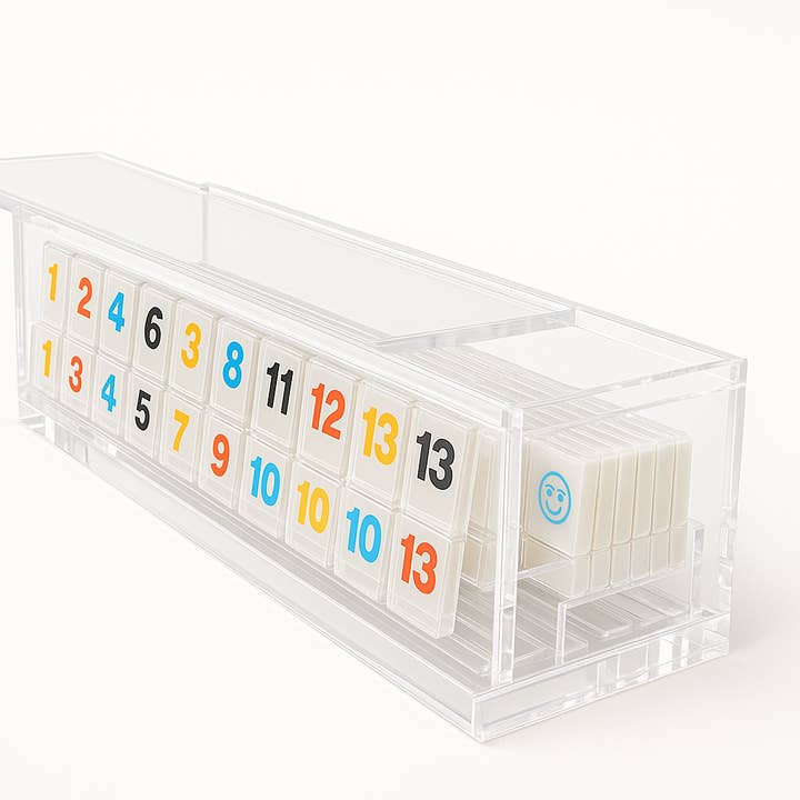 Luxury Acrylic Rummikub – Modern Home Decor Game Set for wholesale by Aliz Collection Inc