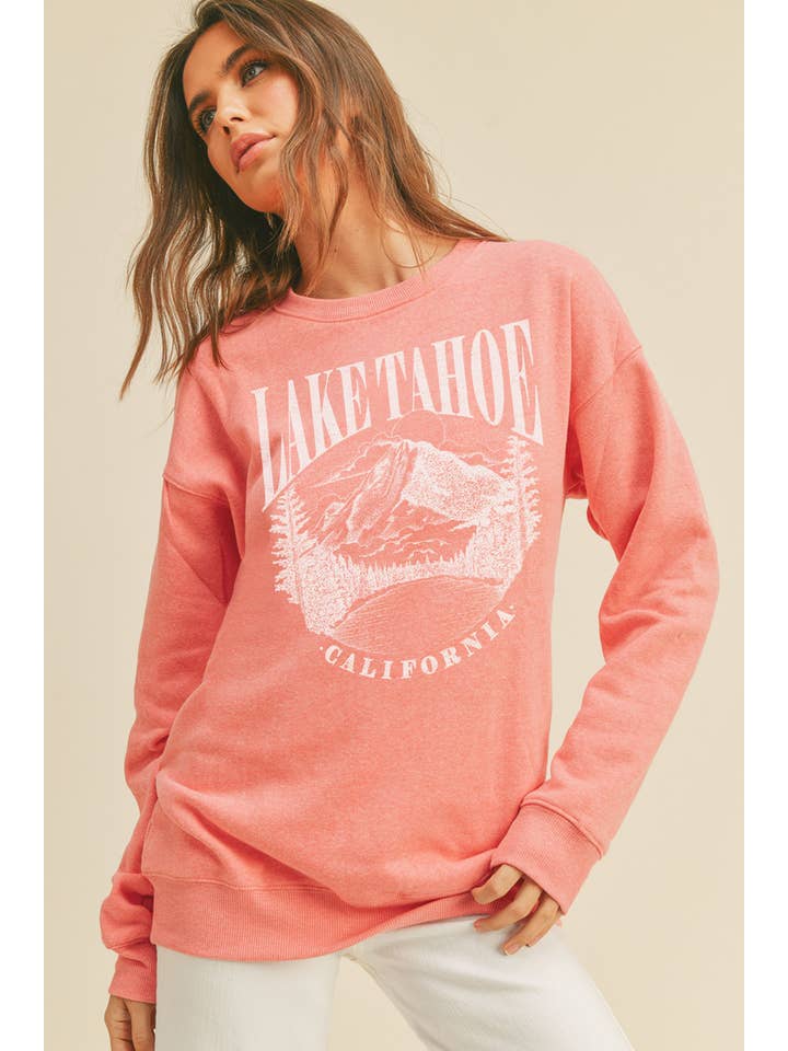 Honestee - Wholesale Graphic Sweatshirt - Women's - Lake Tahoe Graphic Sweatshirt2