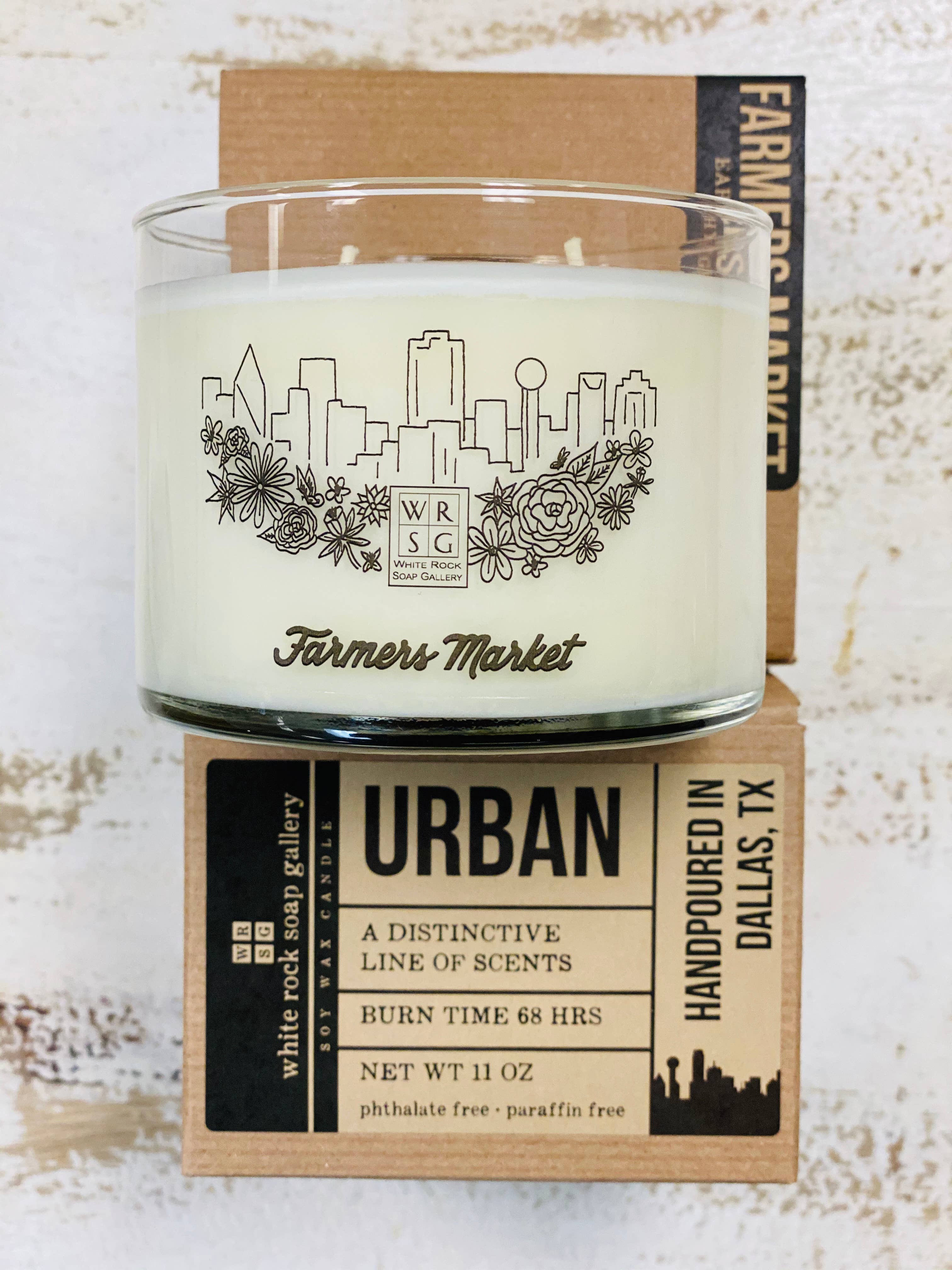 White Rock Soap Gallery - Wholesale Jar/Filled Candle - Soy Wax Candle Urban Collection6