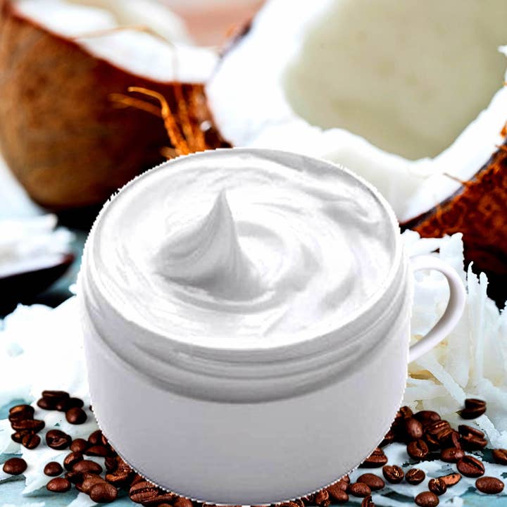 Coffee & Coconut Body/Hand Cream Moisturiser for wholesale by Aroma Kaz