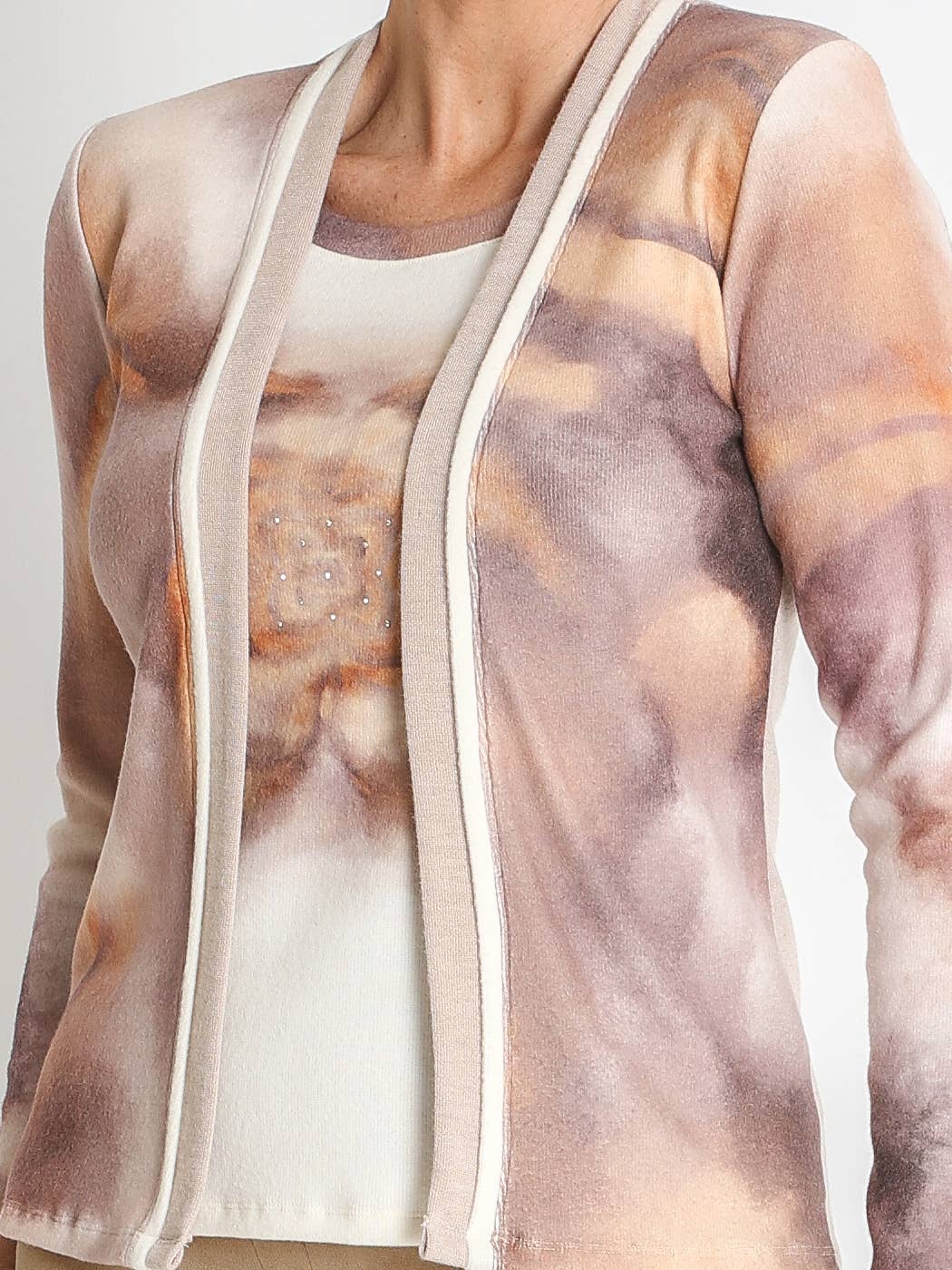 LOURDES CASTILLO - Wholesale Suit Set - Women's - 371052N FALSE SET FADED PRINTED DOT2