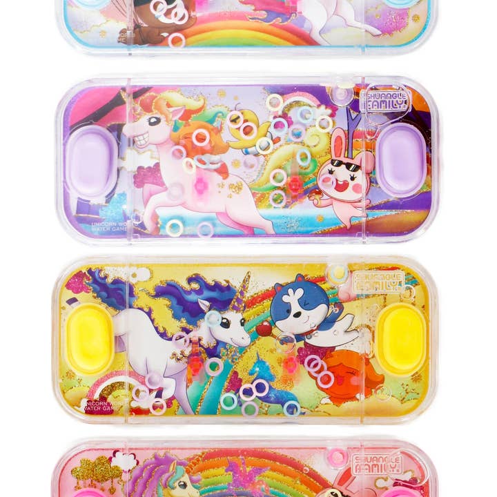 ASSORTITI Gioco d'Acqua con Lancio di Anelli a Impilamento di Unicorni - 12 Pezzi in vendita all'ingrosso su Faire2