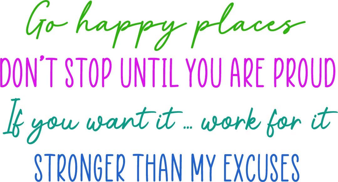 Wear Your Sole - Wholesale Shoe Jewelry - Women's - WYS Small Shoe Tattoo - Colorful Words12