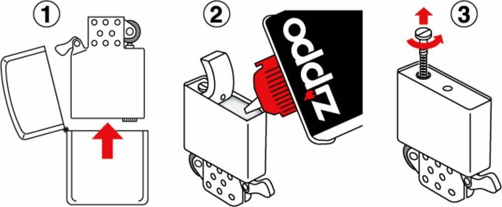 Benhalex - Wholesale Lighter - Zippo 6-Piece Flint Dispenser for Lighters, Carded #2406N6