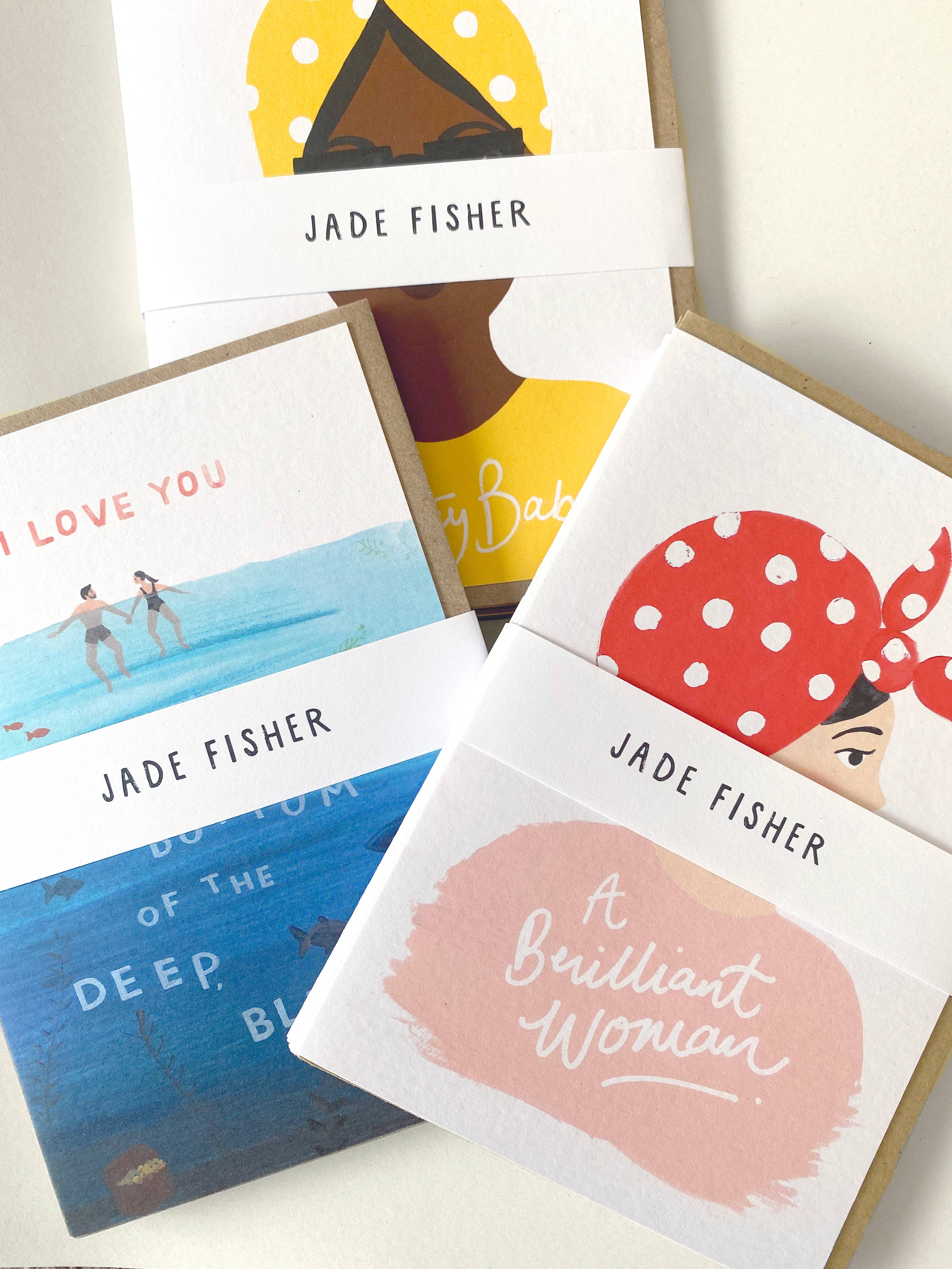 Jade Fisher - Vente Cartes de bonne chance - Carte de bonne chance Witches Black Cat2