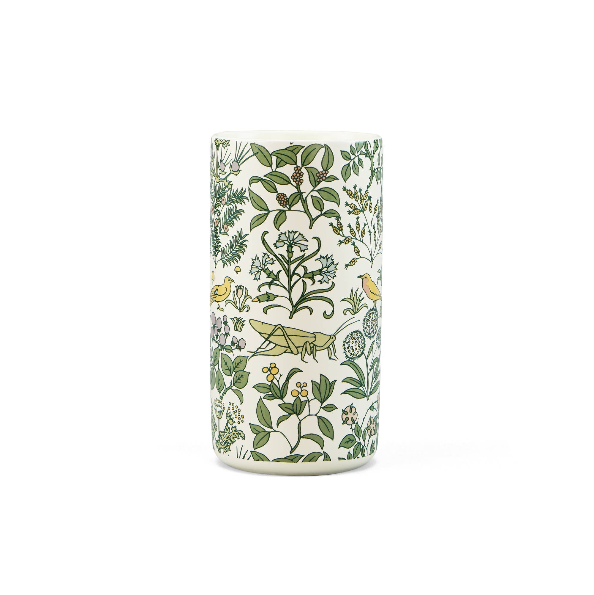 Half Moon Bay By Design - Wholesale Vase - Botanical Floral Birds Butterflies Ceramic Vase2