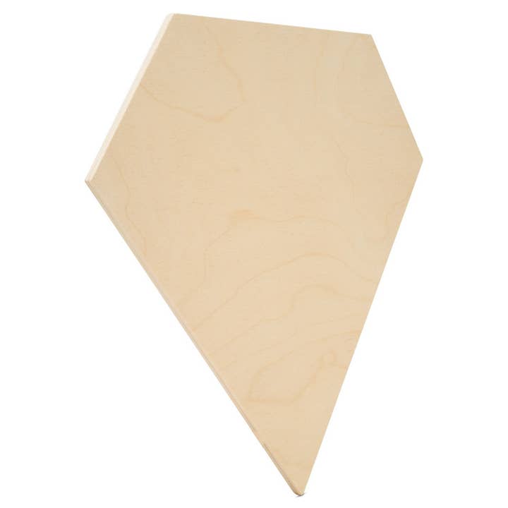 Woodpeckers Crafts - Wholesale DIY Craft Kit - Wood Diamond Shape Cutout, 12"