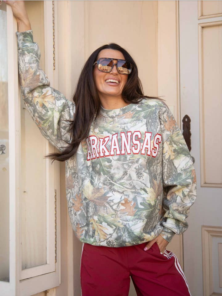 FELPA MIMETICA ARKANSAS ARCH per la vendita all'ingrosso da parte di CHARLIE SOUTHERN