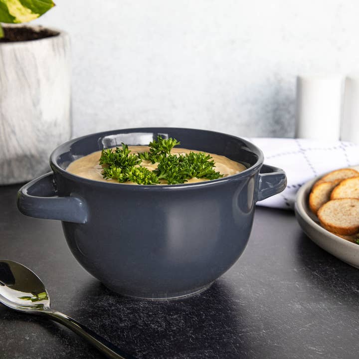 Kook - Wholesale Serve Bowl - Kook Ceramic Soup Crocks, 18 oz, Set of 419