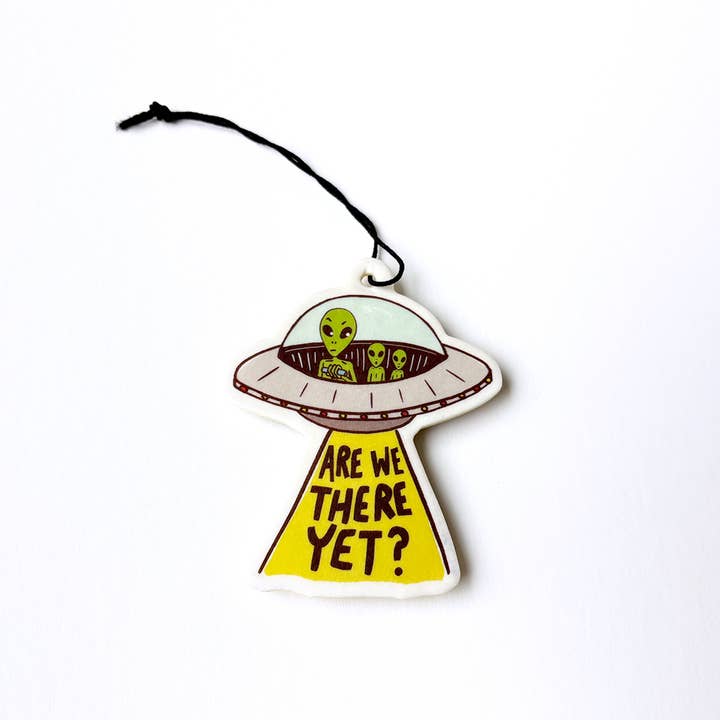 Deep Space Chill Out UFO - Car Air Freshener for wholesale by Kat French Design