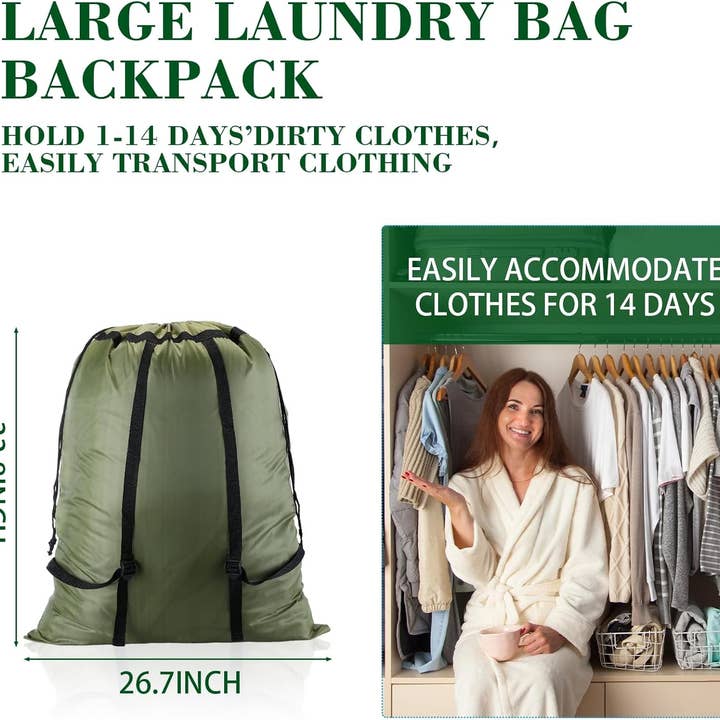 Crover - Wholesale Laundry Bag - XL Laundry Backpack Bags – Assorted Colors1