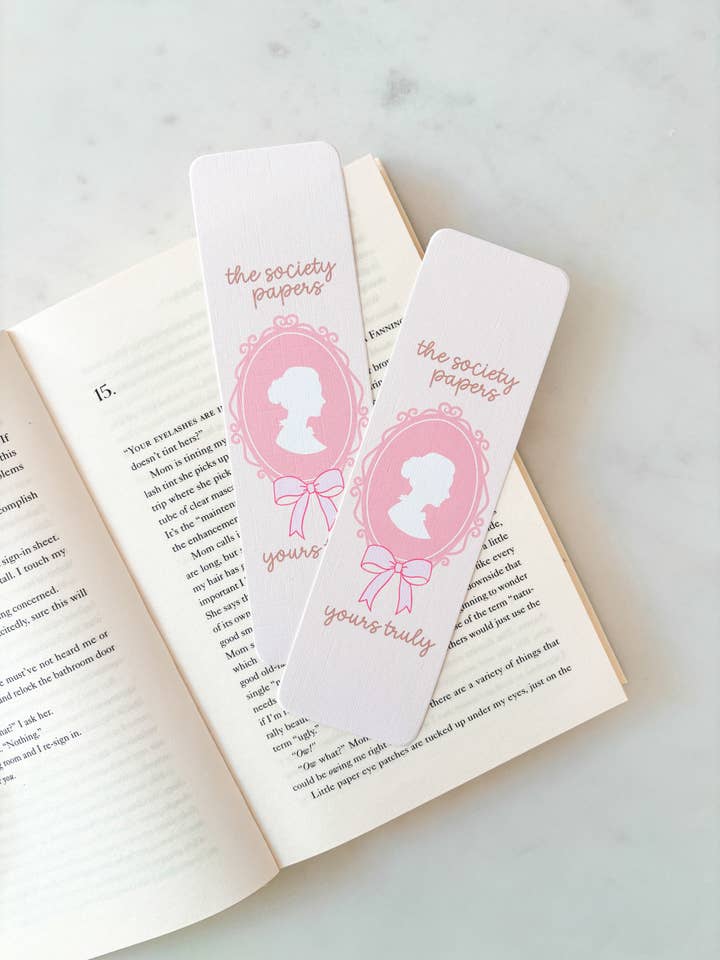 Society Papers Bookmark | Regency Romance for wholesale by Fleurs on Sunday