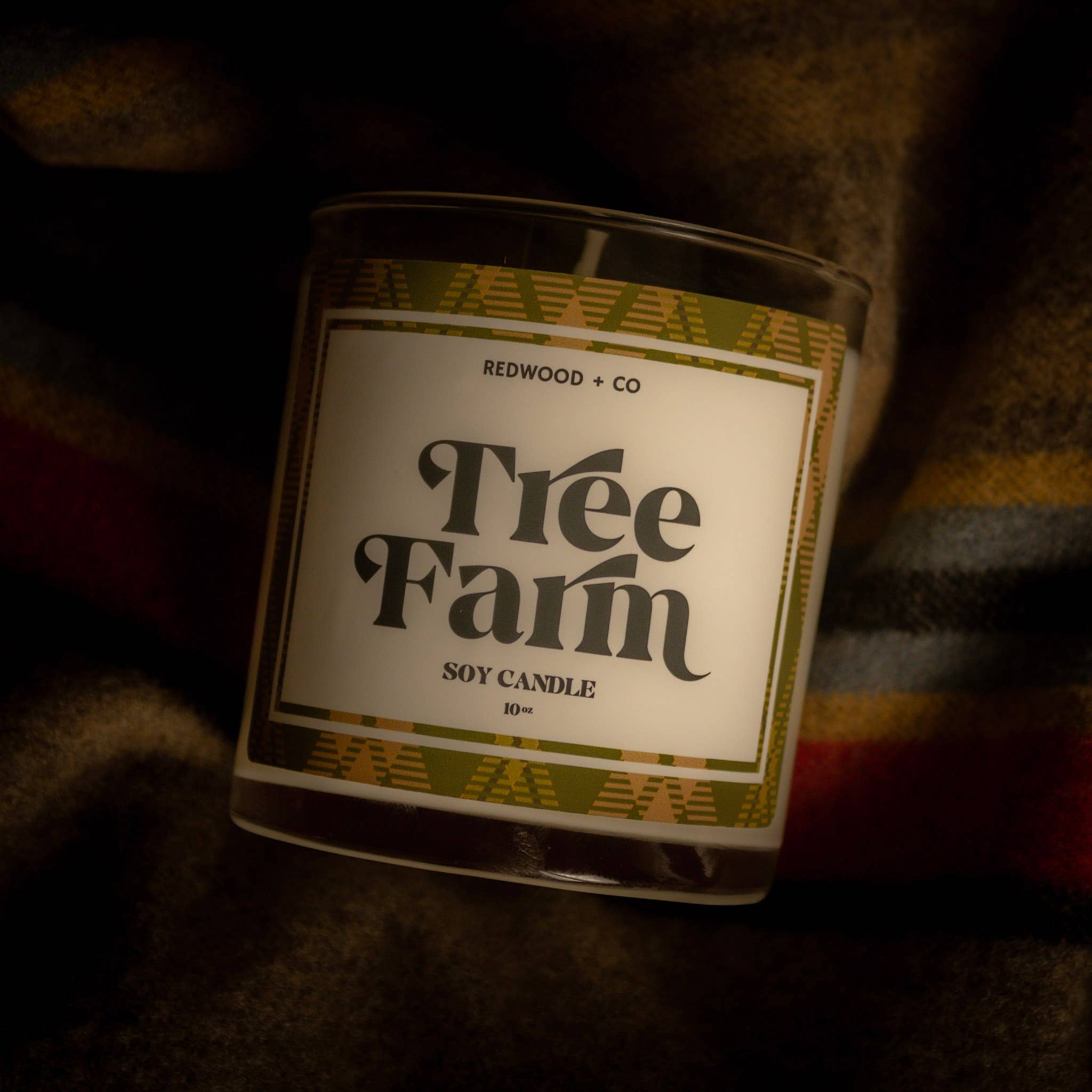 Redwood Candle Co. - Wholesale Jar/Filled Candle - Tree Farm 10oz Candle2