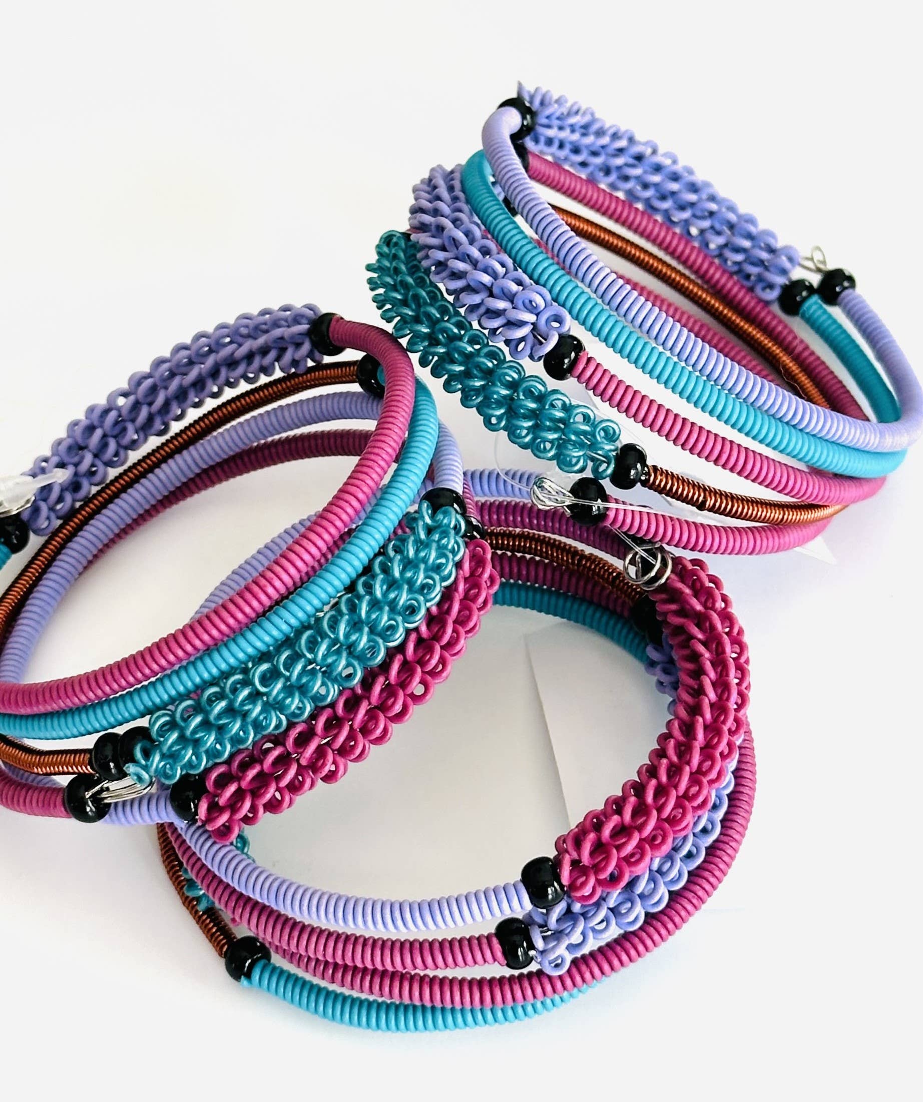 Bridge for Africa - Wholesale Woven/Braided Bracelet - Spiral Bracelet - available in a variety of colors4