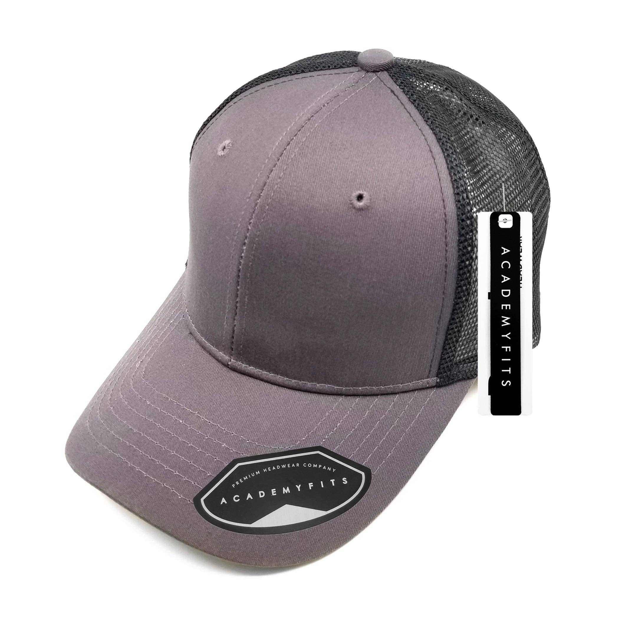 The Park Wholesale – wholesale Trucker hat – Unisex – Academy Fits Cotton Curve Trucker Hat - 207324