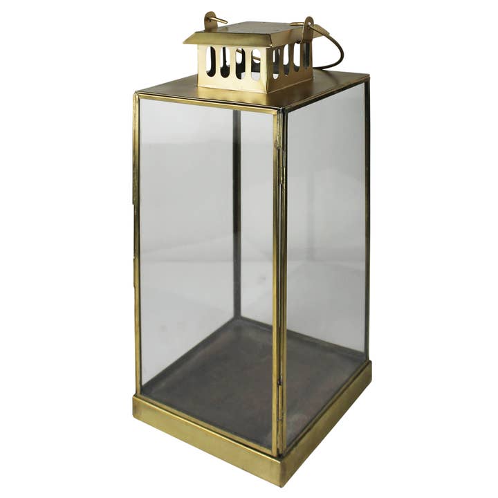 Klar, Messing Leon Lantern, Messing - Sm for engroshandel på Faire