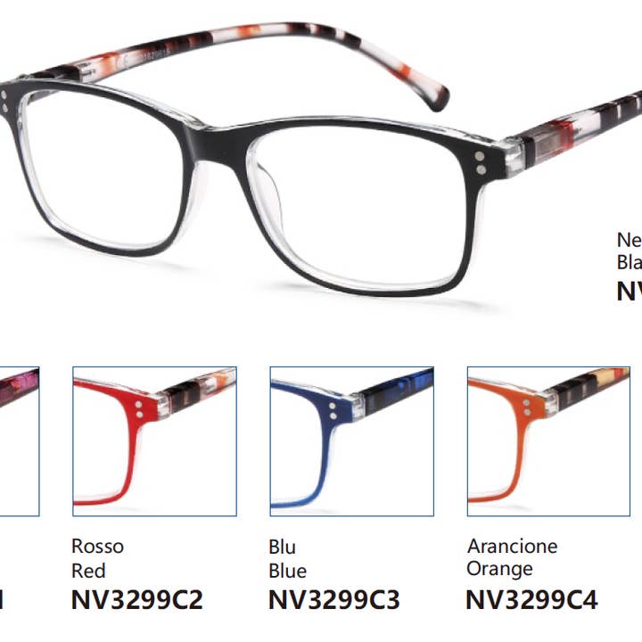 Occhiali da lettura premontati - MULTICOLORE - NV3299 per la vendita all'ingrosso da parte di NEW VISION MILANO SRL