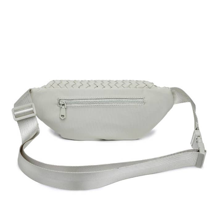Sol and Selene - Vente Sac ceinture – femme - Sac banane tissé en néoprène Aim High109