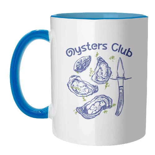 Mugs 'Oysters Club Doodle' by EZbie for wholesale by ART WOW