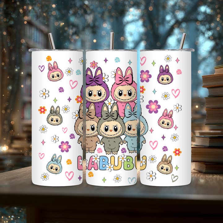 AromaSarapy - Wholesale Insulated mug/tumbler - Labubu | Skinny Tumbler