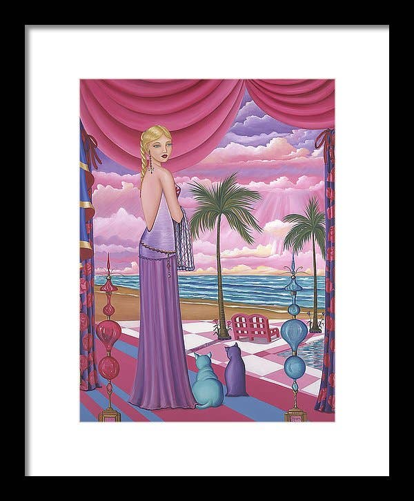 Sharon Tatem Fashion LLC - Wholesale Art Print - Melissa - Framed Print8