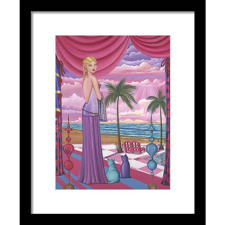 Sharon Tatem Fashion LLC - Wholesale Art Print - Melissa - Framed Print8