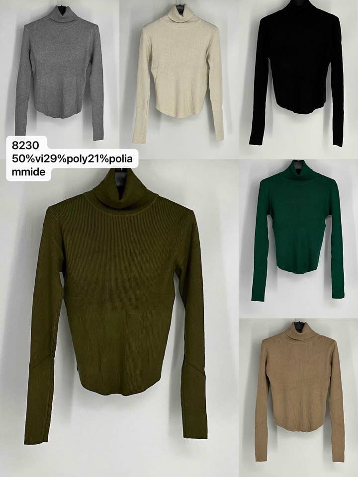 MAGLIA A COLLO ALTO per la vendita all'ingrosso da parte di sole