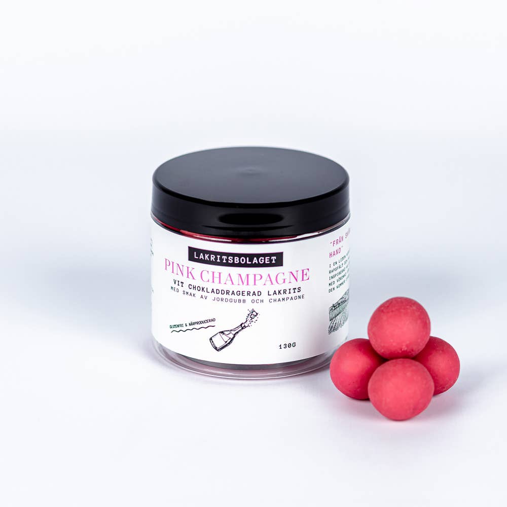 Lakritsbolaget - Vente Réglisse - CHAMPAGNE ROSÉ (Sans gluten)1