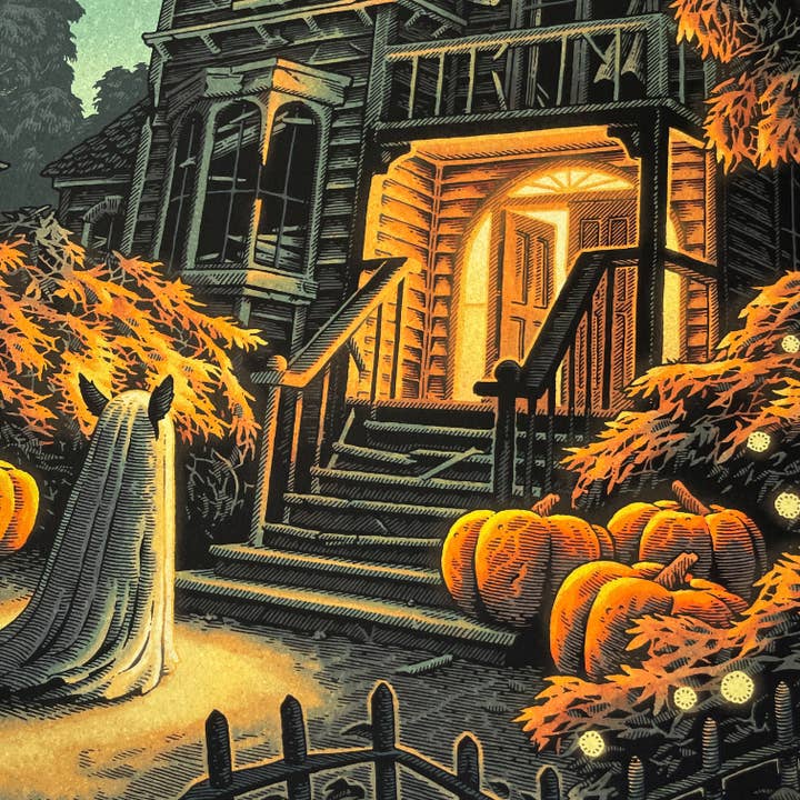 Simon J. Curd - Venta al por mayor Ilustración - Old Haunt | Impresión A35