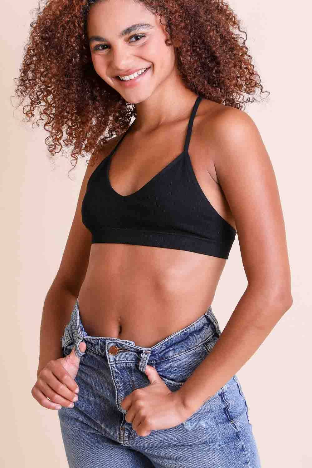 Leto Accessories – wholesale Bralette - Dam – Unik bohemisk bralette i mesh med drömfångarmotiv och måne6