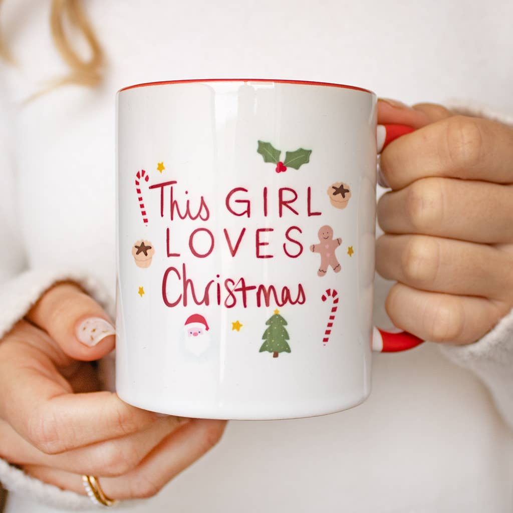 TreatBox - Wholesale Coffee Mug - This Girl Loves Christmas Mug