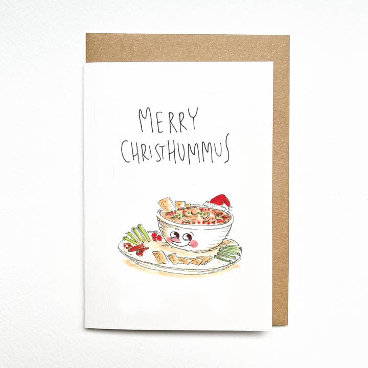 Joyeux ChristHoumous pour la vente par Well Drawn