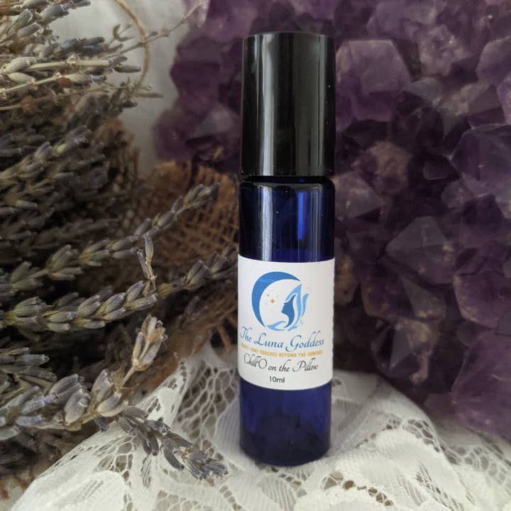 The Luna Goddess - Wholesale Essential Oil Roll-On - Chill'O on the Pillow, a lavender roll-on sleep aid