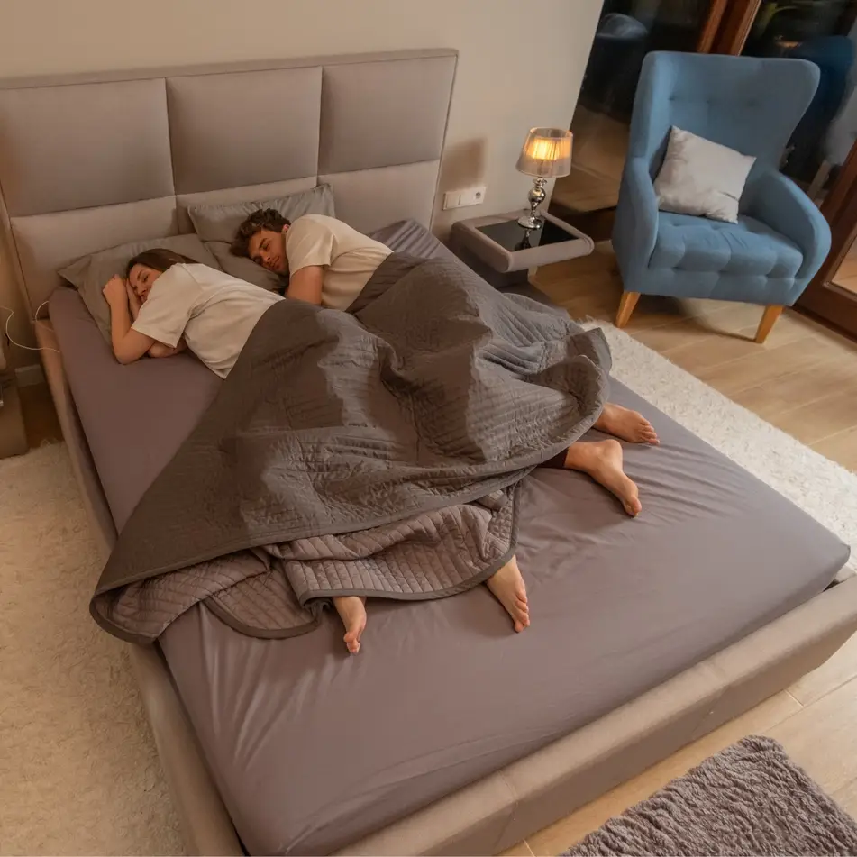 GAYA - Wholesale Fitted Sheet - Gaya Grounding Sheets - Fitted | Queen | Gray9