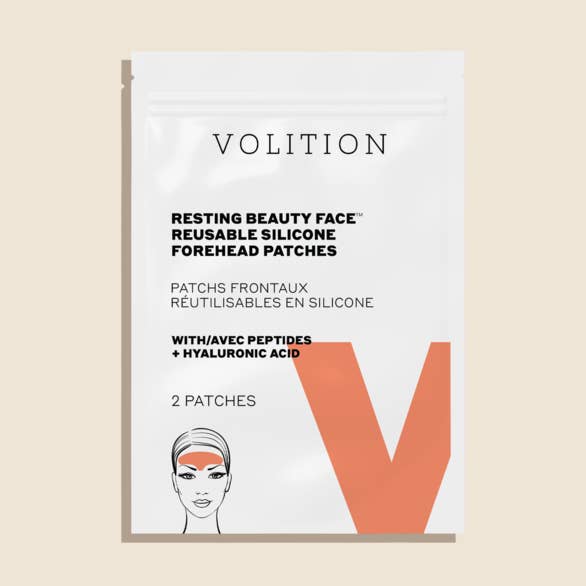 Resting Beauty Face™ Reusable Silicone Forehead Patches for wholesale by Volition Beauty