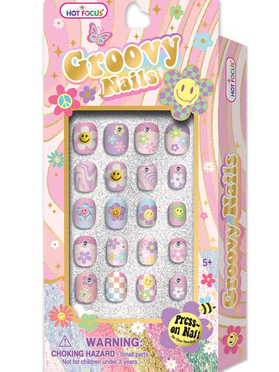 Groovy Nails, Groovy Flower for wholesale by Hot Focus, Inc.