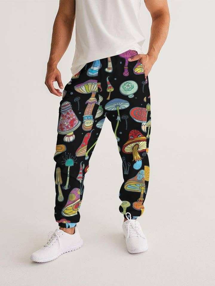 Raiana's Vibes - Wholesale Pants – Men's - Joggers Men, Mens Track Pants, Festival Clothing, Trendy Joggers, Mens Trousers, Psychedelic Pants, Mens Pants, Rave Outfit, Steampunk Pants0