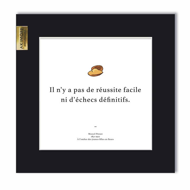 CITA - MARCEL PROUST - NO HAY ÉXITO... para venta al por mayor de Akimoff Collections