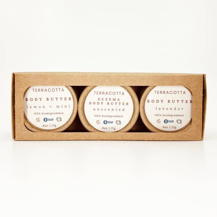 Body Butter Sampler for wholesale by Terracotta Skincare