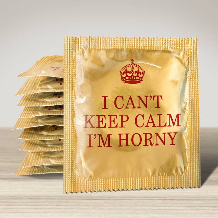 Kondom: Förtjänst: Jag kan inte hålla lugn jag är kåta för wholesale av CALLVIN EU