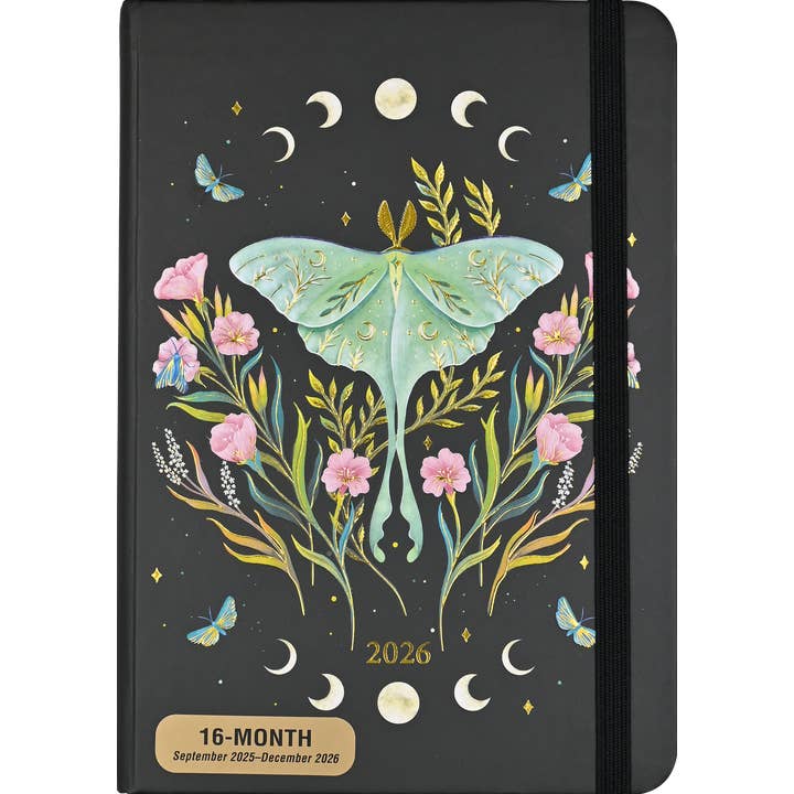 Peter Pauper Press - Wholesale Planner - 2026 Luna Moth Weekly Planner